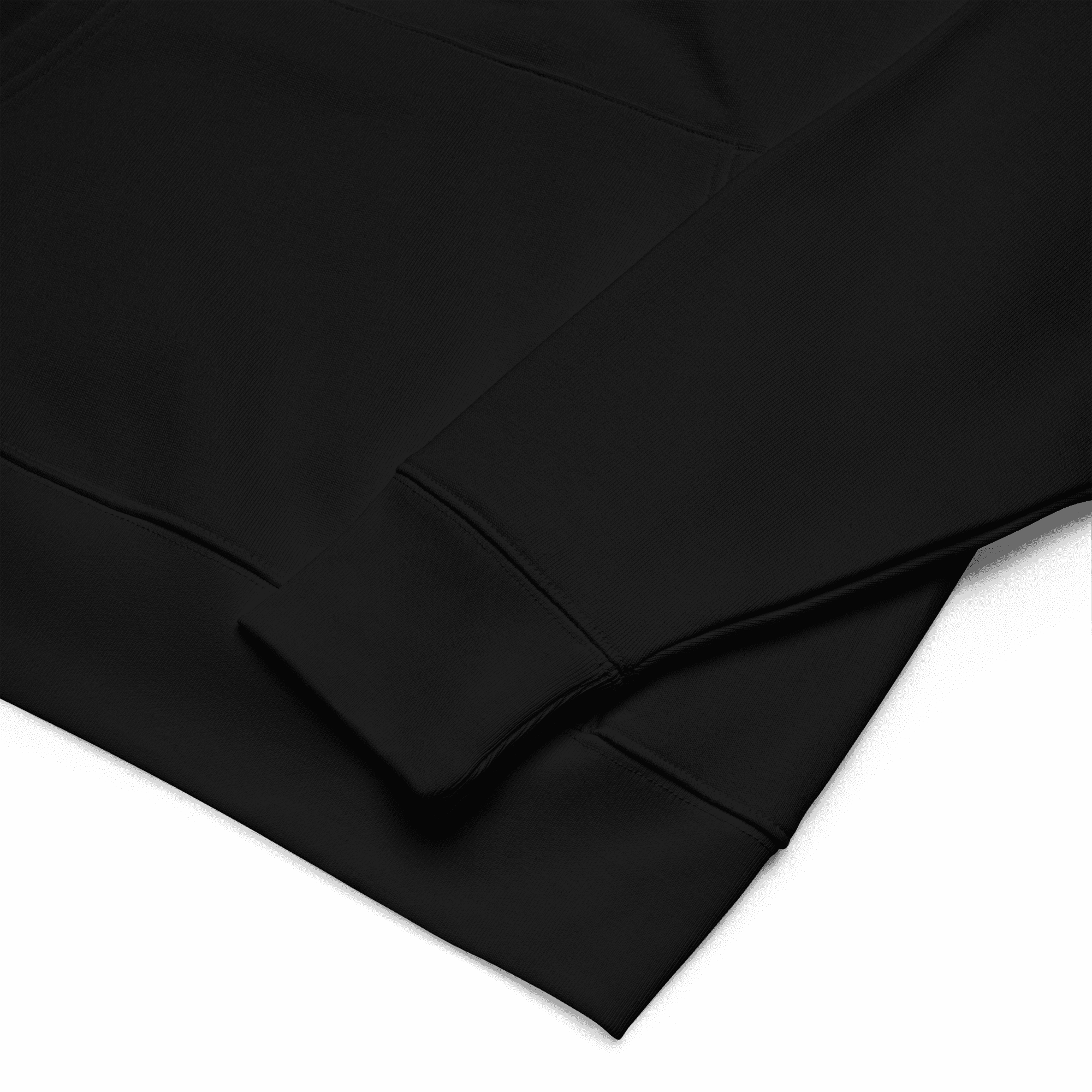 Black NOVARO Hoodie inside marking detail